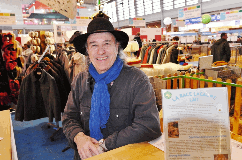 Jean-Pierre Romiguier, de la PME Le Sac du Berger, favorable à la relance d'une filière laine sur le rayon de Roquefort.