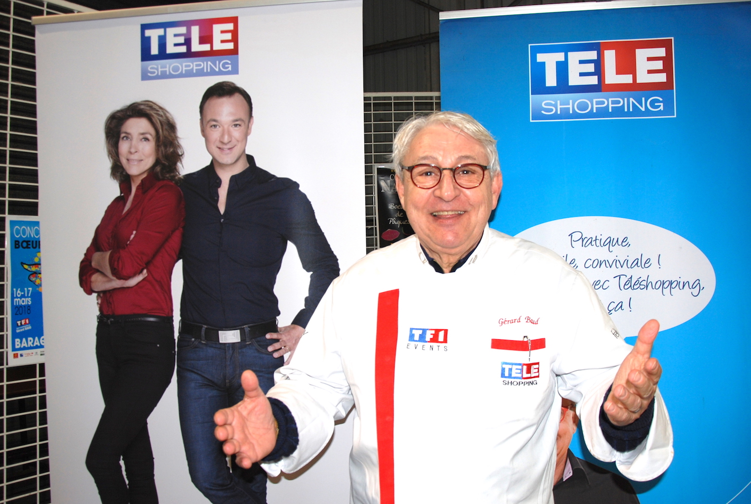 Gérard Baud, chef cuisinier, animateur de l'émission Téléshopping de TF1, invité du concours culinaire.